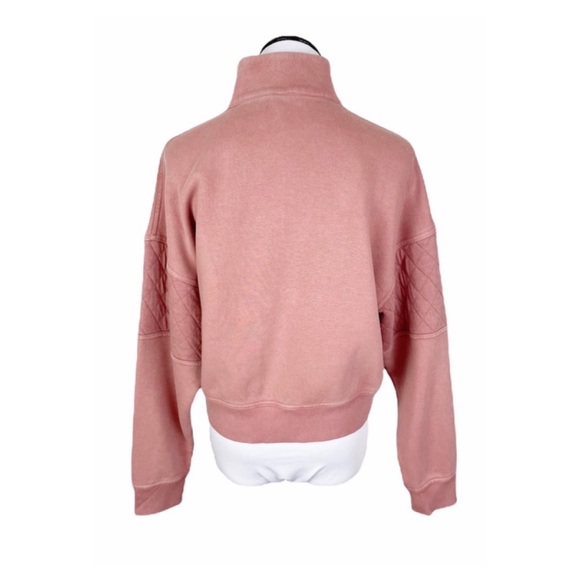 NWT Wild Fable Quilted Quarter Zip Sweatshirt - Picture 5 of 8